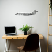 Bombardier Global 7500 Airplane Metal Wall Art