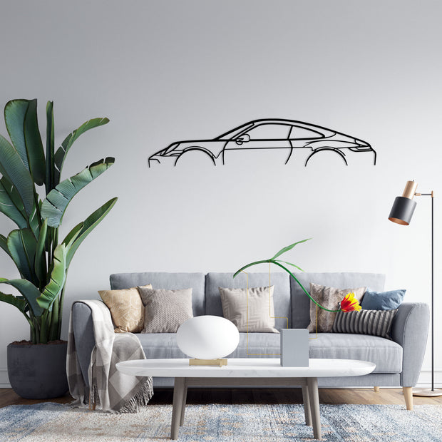 911 model 992 Silhouette Metal Wall Art