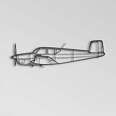Beechcraft Bonanza F35 Airplane Metal Wall Art