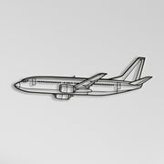Boeing 737-300 Airplane Metal Wall Art