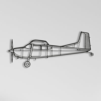 Décoration murale en métal silhouette Cessna 310R