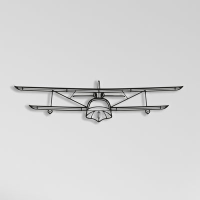 Super Petrel LS Airplane Metal Wall Art