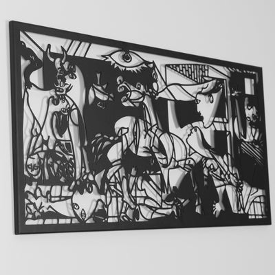 Pablo Picasso - Art mural en métal Guernica