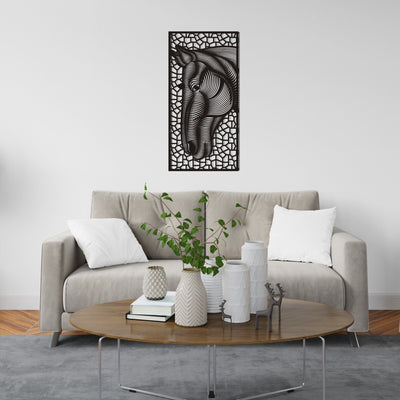 Pferd Metall-Wand-Dekor, dekorative Pferd Wand-Dekor, Metall-Wand-Kunst, Weltkarte, Einweihungsgeschenk, Carte Du Monde, Wohnzimmer-Wand-Dekor