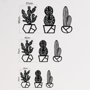 Metal Cactus Wall Decor Set of  3, Cactus Metal Wall Art , Metal Wall Decor, House Gift, Wall Decoration , Kitchen Art , Cactus Set Wall Art