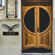 Panneau d’adresse d’aigle pour la maison, plaque d’adresse, plaque de numéro de maison, numéros d’adresse en métal, plaque d’adresse, décor de porche, panneaux métalliques