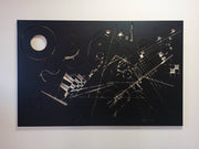 Wassily Kandinsky Composition 8 Metal Wall Art, Metal Wall Art, Metal Wall Decor, Weltkarte, Housewarming Gift, World Map, Carte Du Monde