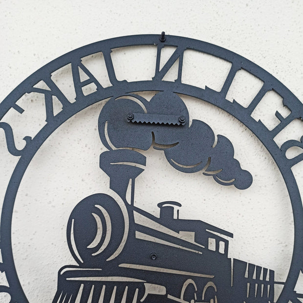 Railroad signs, Railway Sign, Train Sign, Train Room, Train Decor
