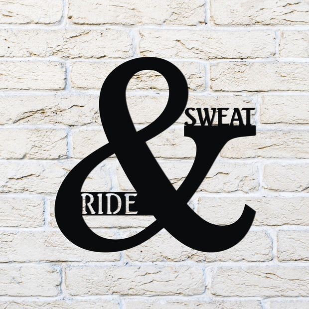 Gym Sign, Ride&Sweat Gym Sign, Fitness Club, Fitness Club Sign, Home Gym Sign, CrossFit Sign, Custom Gym,