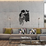 Klimt Kiss Metal Wall Sign , Klimt Kiss Metal Wall Art,Gustav Klimt Metal Wall decor, The Kiss Metal Wall Art, Weltkarte, Housewarming Gift