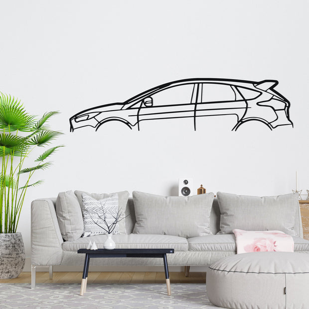 Focus RS Silhouette Metal Wall Art