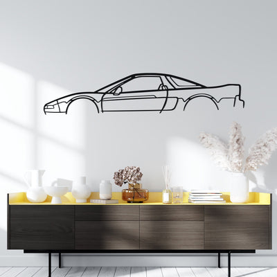 Honda NSX Silhouette Metal Wall Art