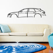 Art mural en métal silhouette Audi RS6