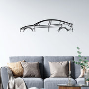 Tesla Model 3 Silhouette Metal Wall Art