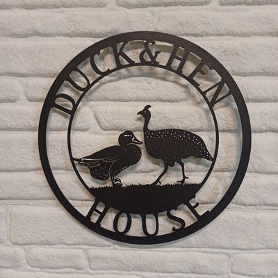 Duck hen signs, Hen House Sign, Chicken Farm, Farm Metal Sign, Metal Sign Farm, Last Name Sign, Family Name Sign Personalized, Duck Sign