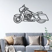 Harley Davidson Silhouette Metallwandkunst