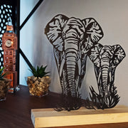 Elephant Minimal Decor, Shelf Decor, Home Decor, Housewarming gift, Business gift, Bookshelf decor,Desk decor, Minimal Decor,couple elephant