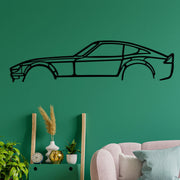 Art mural en métal silhouette Nissan Datsun