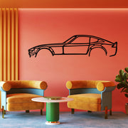 Art mural en métal silhouette Nissan Datsun