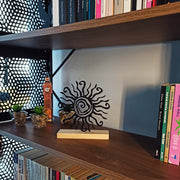 Sun Minimal Decor, Shelf Decor, Home Decor, Housewarming gift, Business gift, Bookshelf decor,Desk decor, Minimal Decor, Sun Art Object