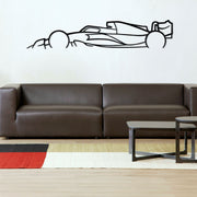 Art mural en métal Formule 1 F1 Silhouette