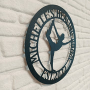 Signe de yoga, Décor de yoga, Art mural de l’Académie de yoga, Décor de studio, Cadeau de yoga, Cadeau Cristmast, Décor de yoga personnalisé