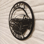 Ford Mustang Metal Sign, Garage Sign, Car Sign
