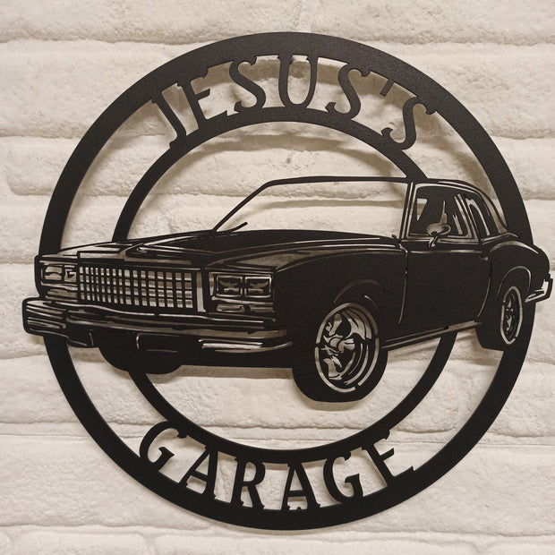Monte Carlo Metal Sign, Garage Sign, Car Sign, 1979 Monte Carlo, American Classic, Chevrolet Monte Carlo, Chevy Monte Carlo, Classic Cars